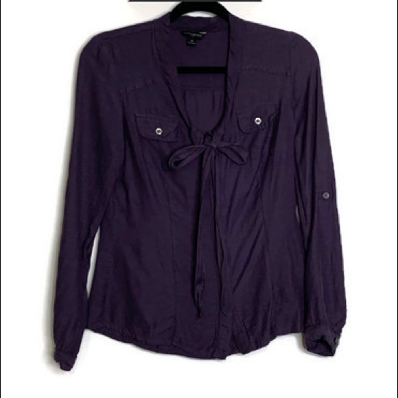 Banana Republic Factory Women’s XS Blouse Purple - Picture 1 of 7